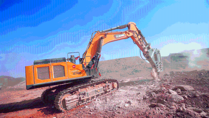 徐工挖掘机助力贵溪交通强国重点工程
